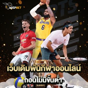 waspbet เว็บเดิมพันกีฬาออนไลน์ ถอนไม่มีขั่นต่ำ